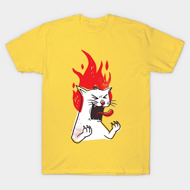 Spicy Hot Kitten T-Shirt by Urban_Vintage